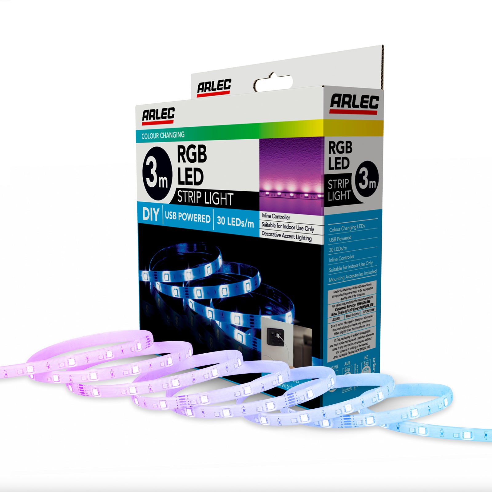 Arlec 3m RGB LED Strip Light
