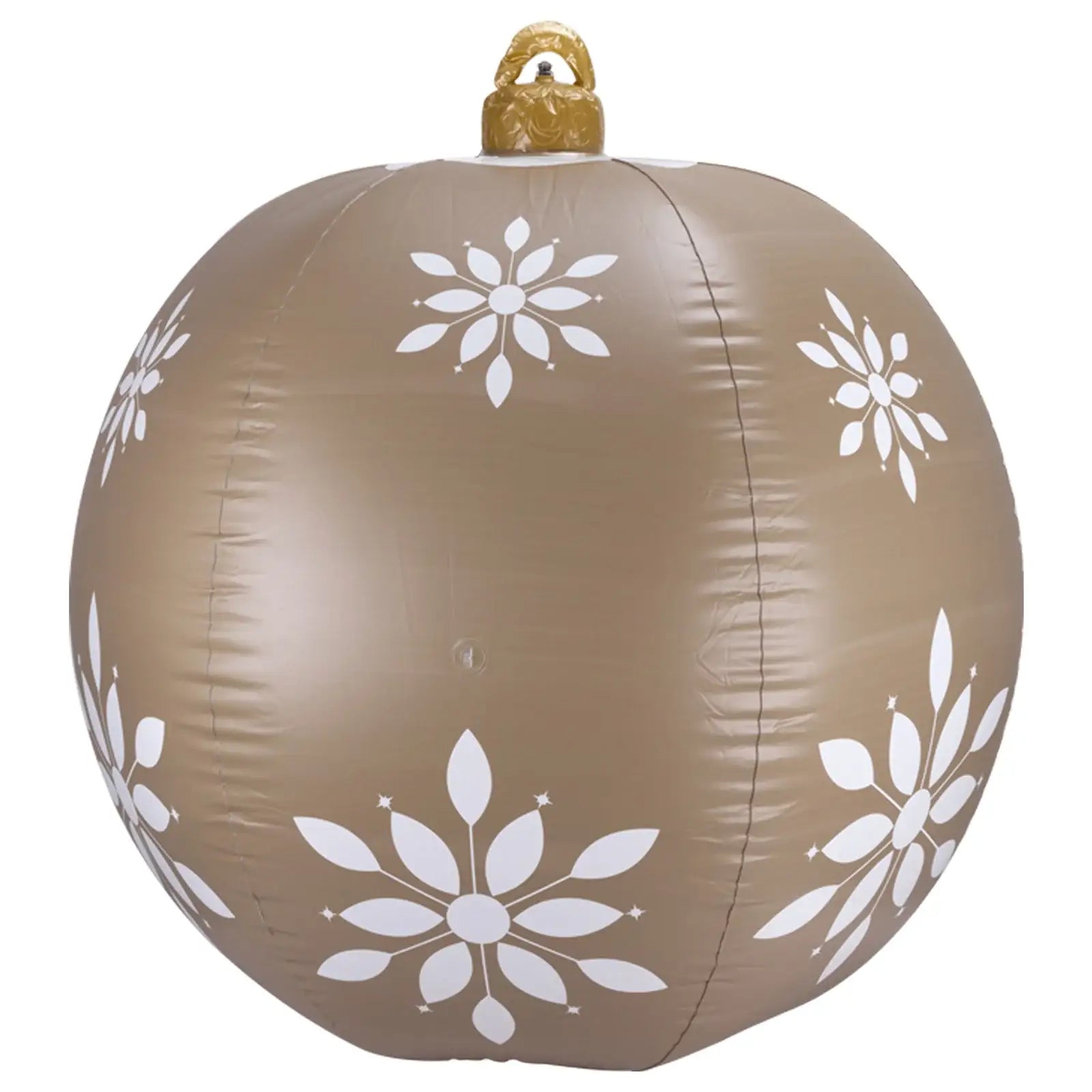 Arlec 1.2m inflatable champagne bauble – festive indoor outdoor PVC Christmas decoration with stakes and repair kit