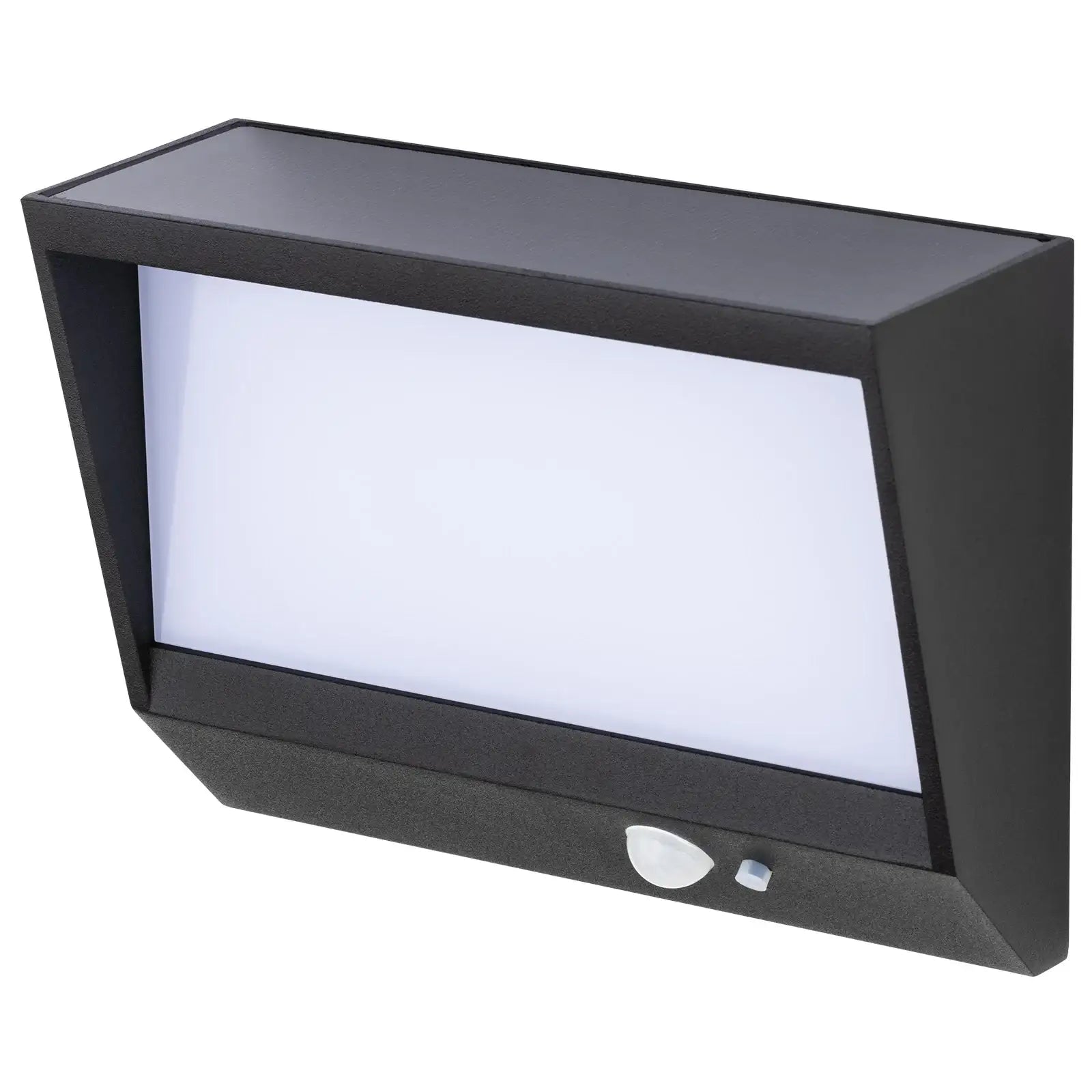 Arlec 120L Premium Solar LED Wall Light With Motion Sensor - solar powered light, motion sensor light, exterior wall light, energy efficient LED