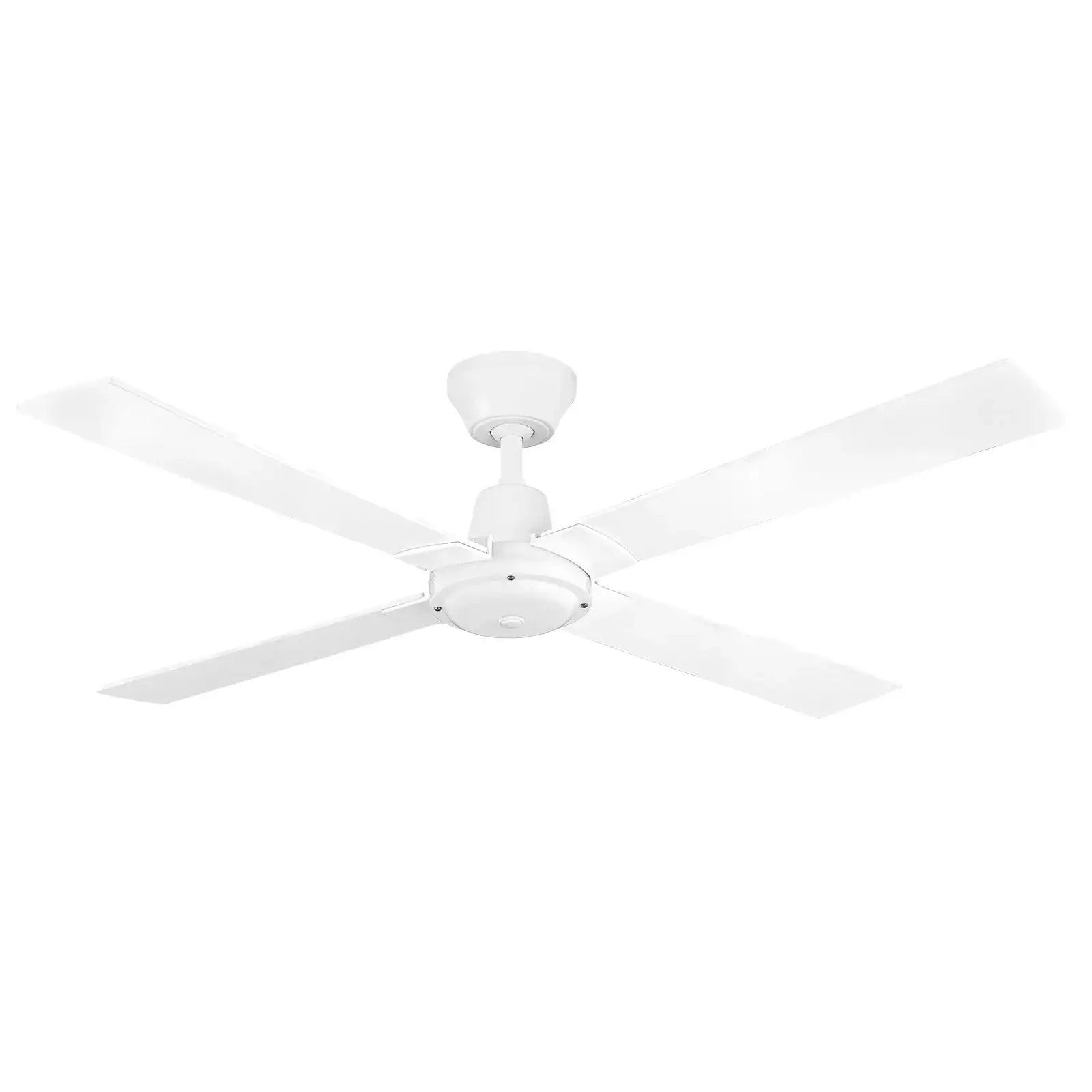 arlec 120cm white ceiling fan – classic 4 blade ceiling fan; energy-efficient cooling fan; light adaptable home fan best ceiling fans