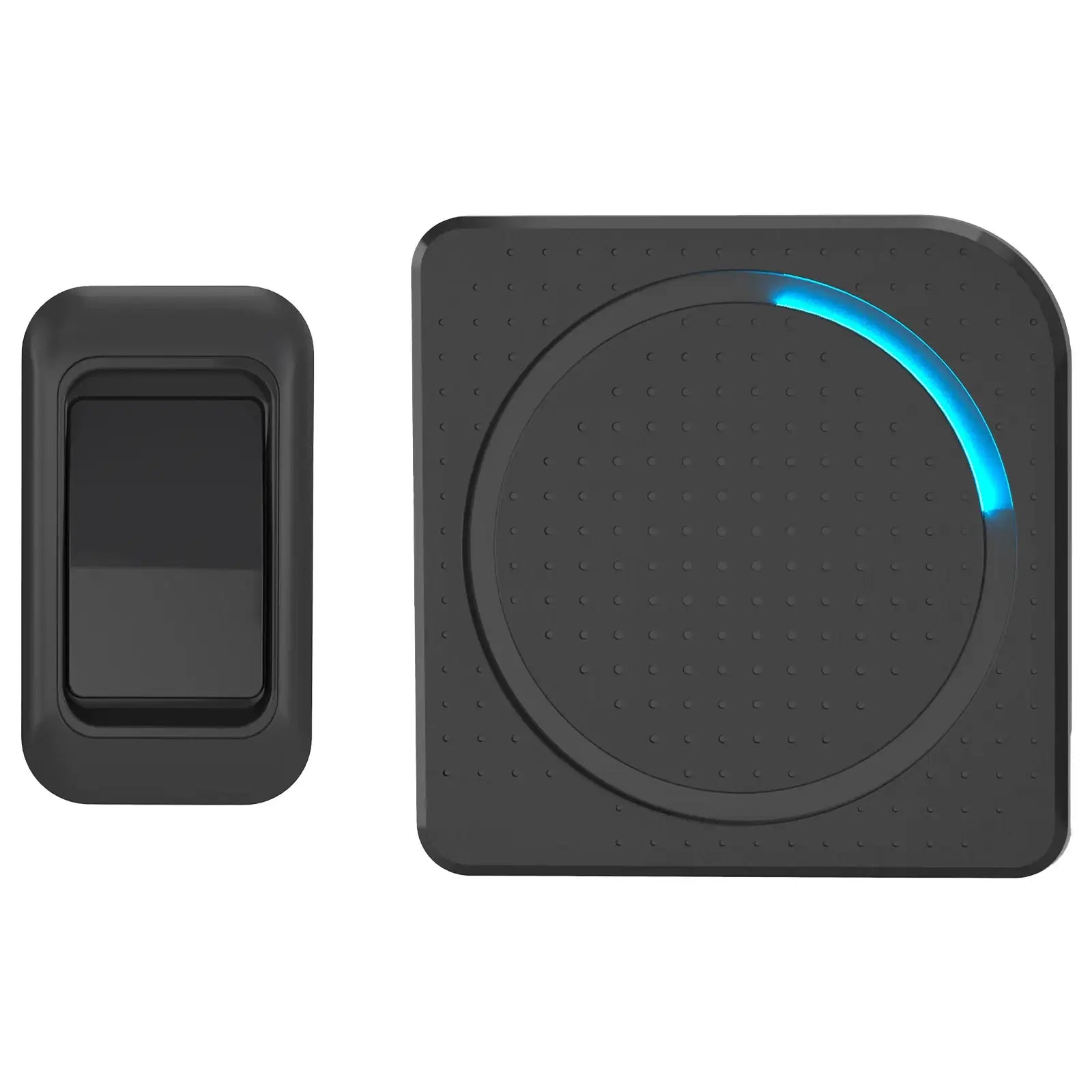 Arlec 150m Battery Operated Wireless Door Chime - Black – wireless door chime, battery operated doorbell, smart chime system