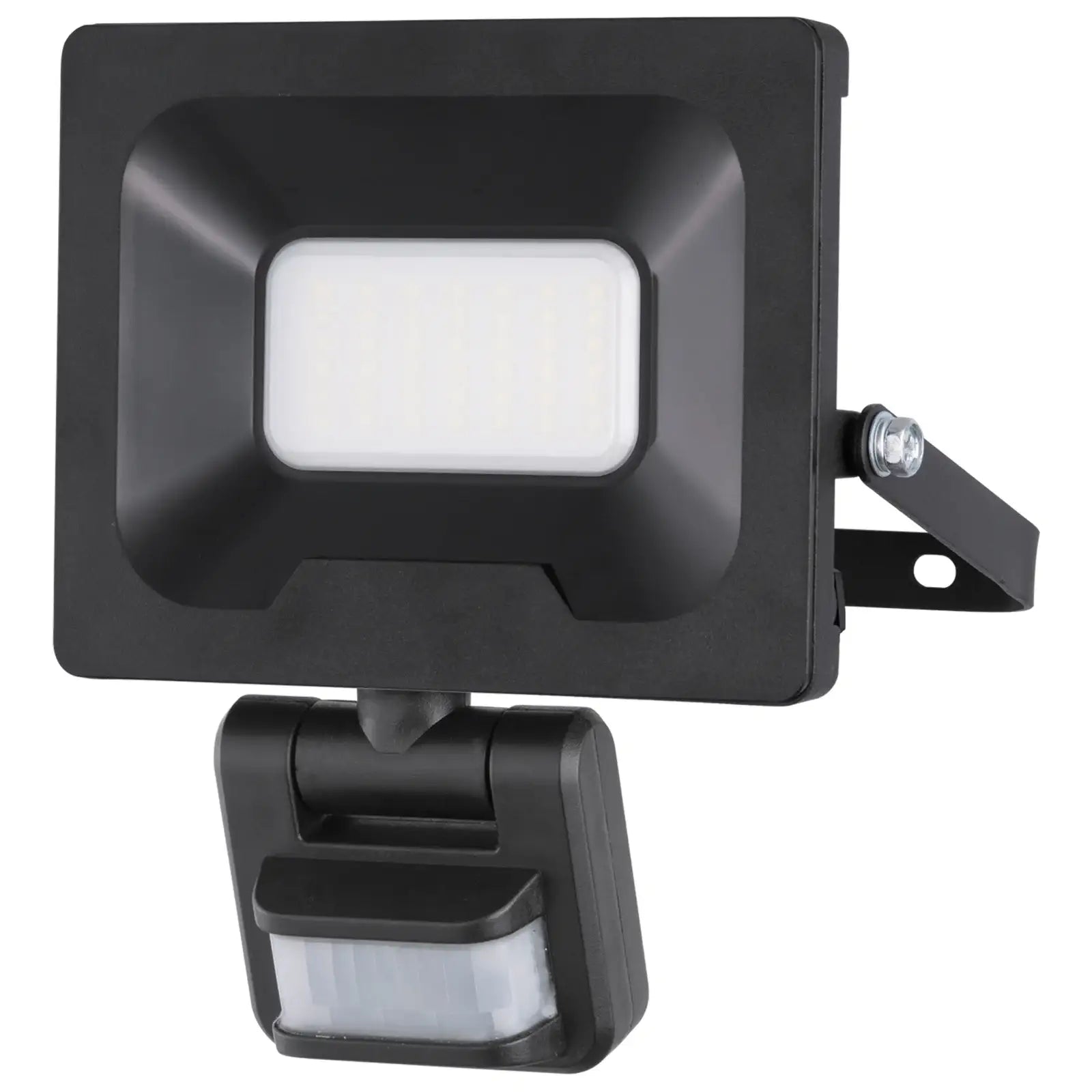 Arlec 20W LED security floodlight with PIR motion sensor – outdoor DIY flood light with IP54 rating and adjustable beam
