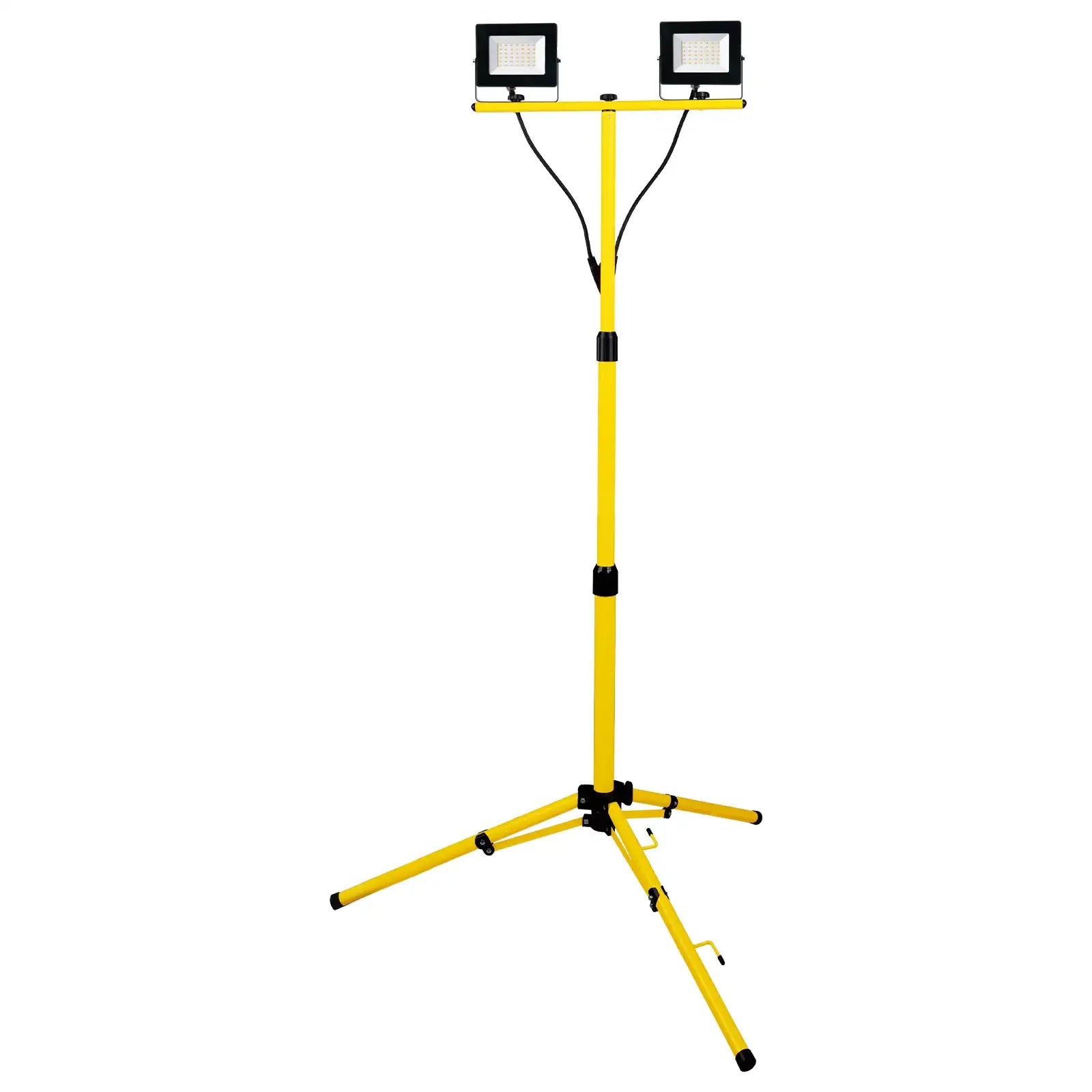 Arlec 2x20W LED tripod work light – 4000lm warm white for indoor/outdoor use