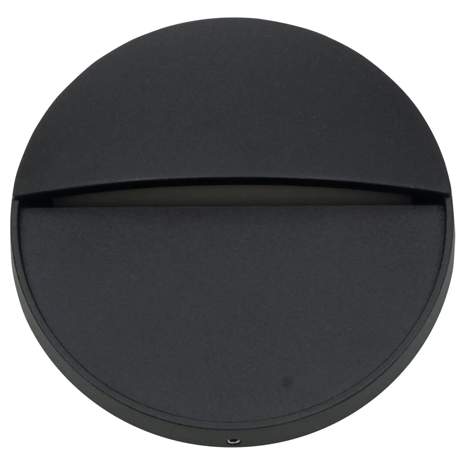 Arlec 4W CCT LED Round Black Exterior Step Light - energy efficient LED, CCT selectable light
