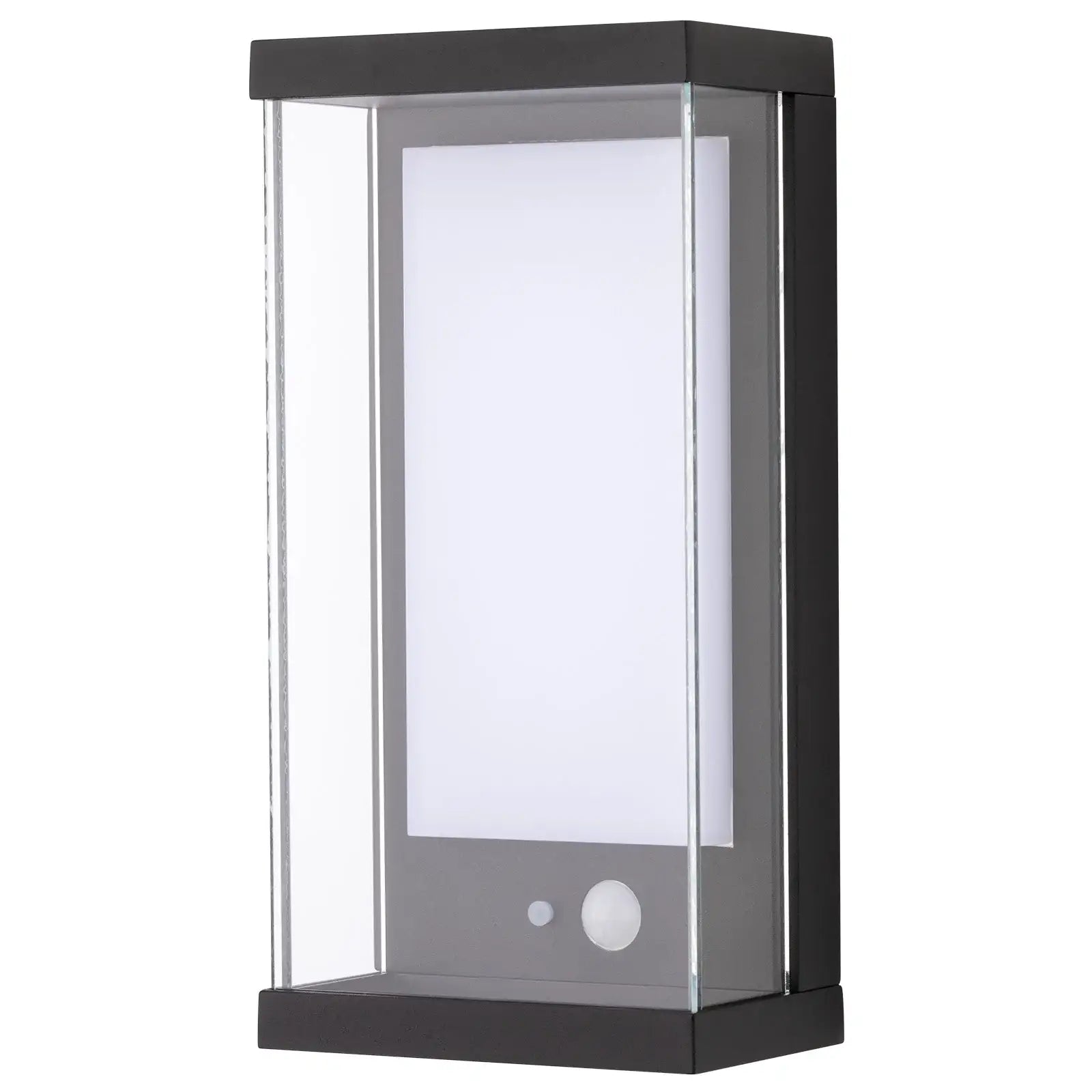 Arlec 80L Premium Solar LED Wall Light With Motion Sensor - solar powered light, motion sensor light, exterior wall light, energy efficient LED