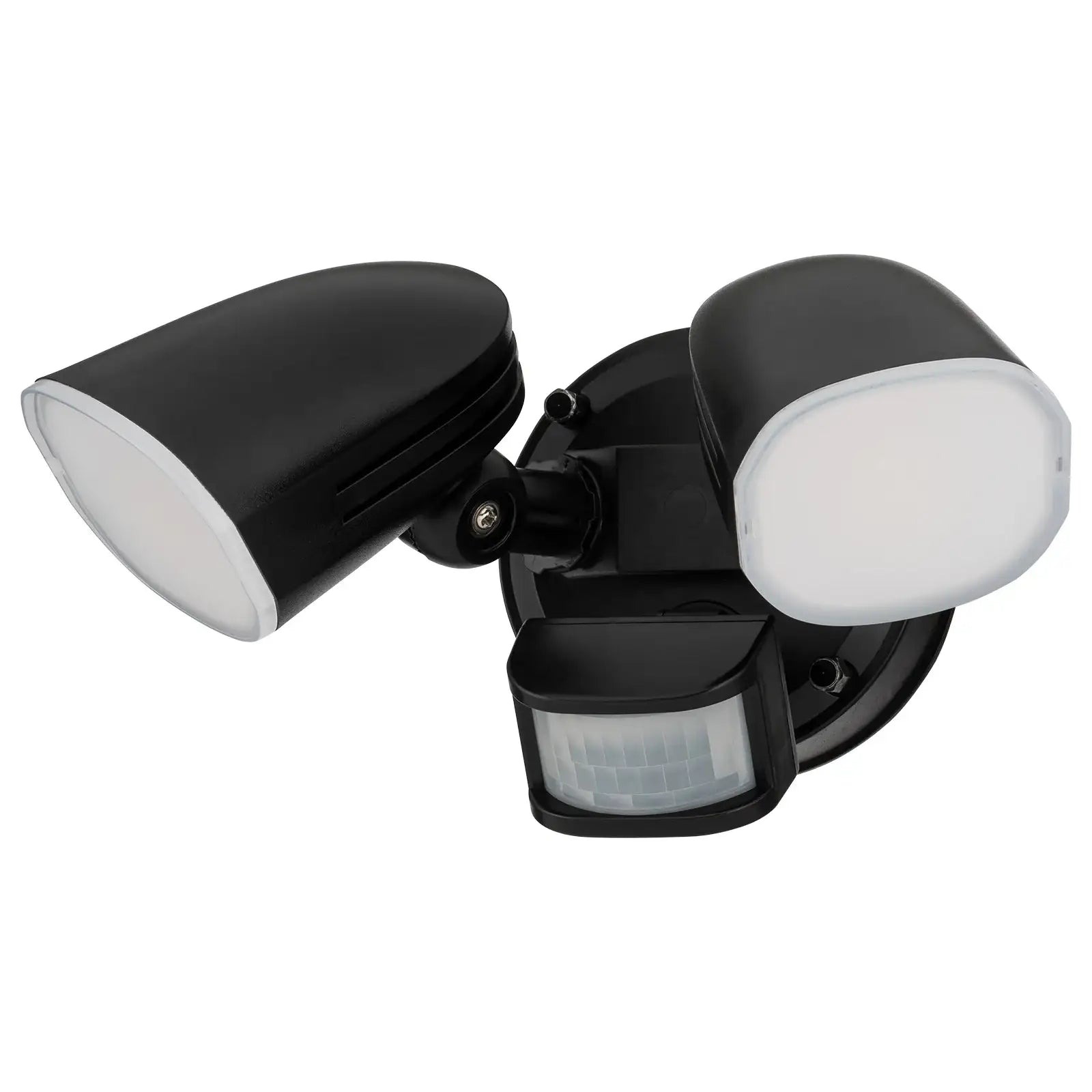 Arlec DIY twinhead LED security light – tricolour outdoor motion sensor floodlight with plug and multiple sensor modes