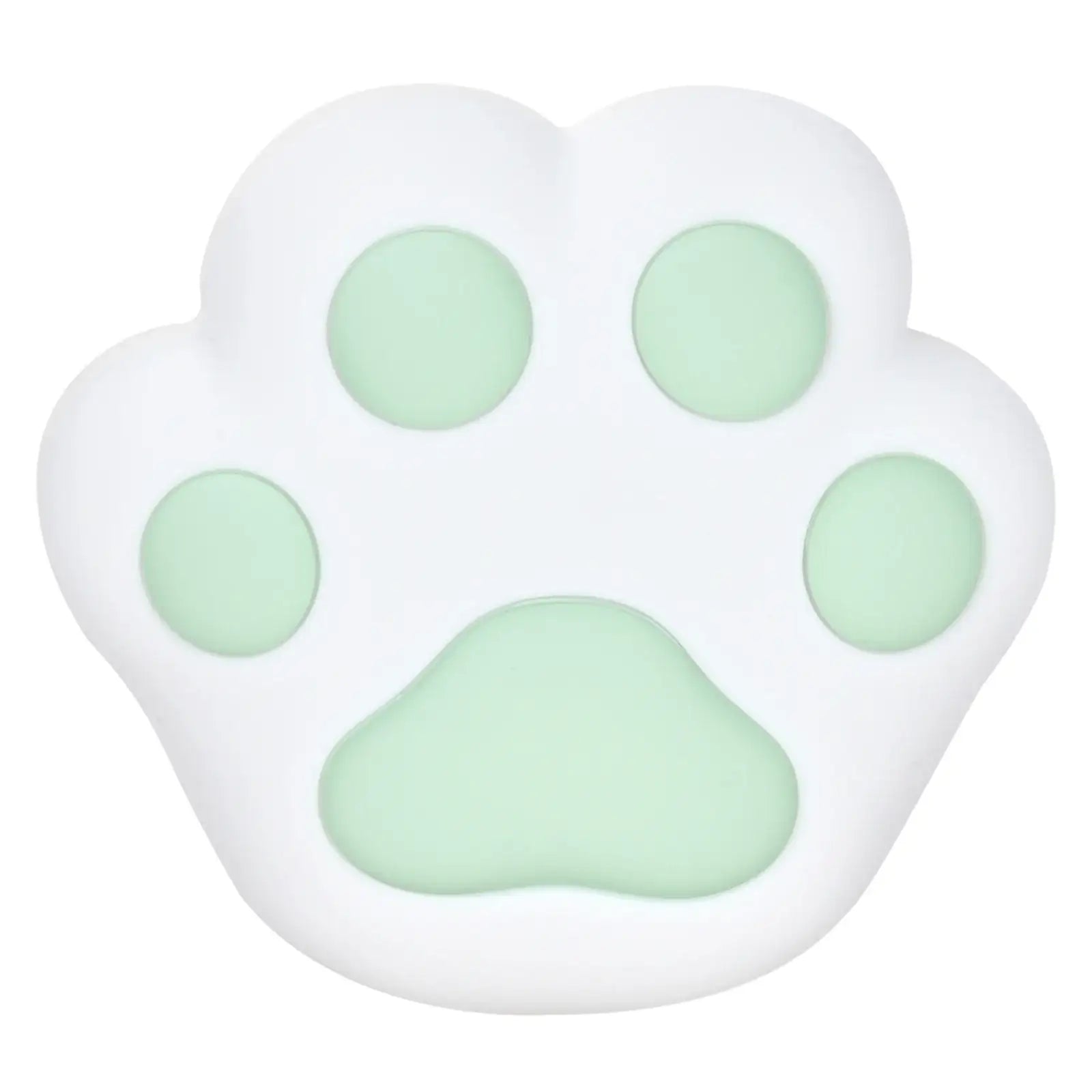 Arlec mint green cat paw LED night light with rechargeable battery for bedrooms
