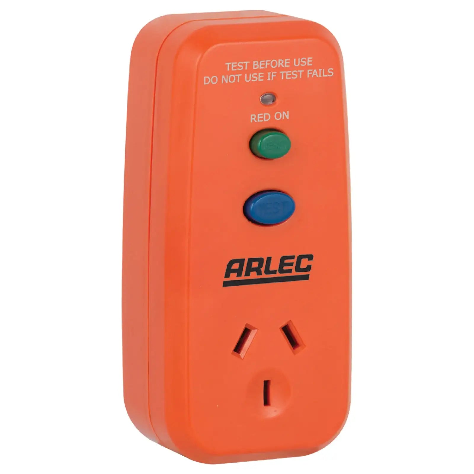 RCD safety switch adaptor for power protection – Arlec plug-in model