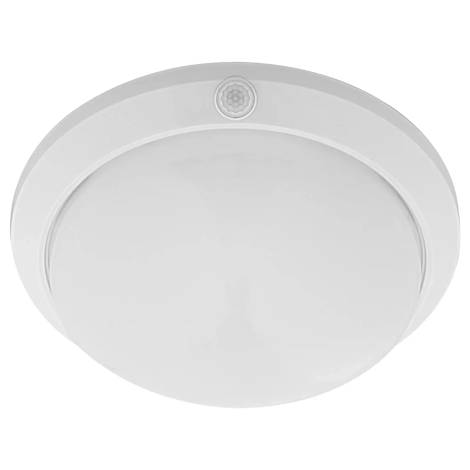 Arlec White DIY LED Oyster Sensor Light - motion sensor light, energy efficient LED, easy DIY installation