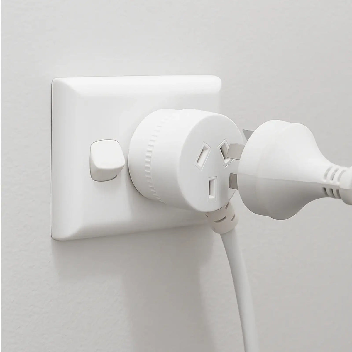 Arlec White 5m Piggy Back Extension Lead