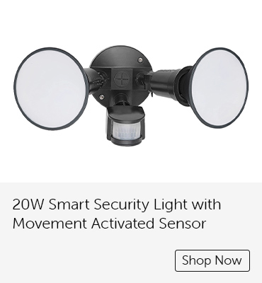Arlec 20W Grid Connect Smart Security Light With Movement Activated Sensor